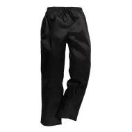 Pantaloni bucatari, chefi, pizzari, tercot 190g/m2, negru