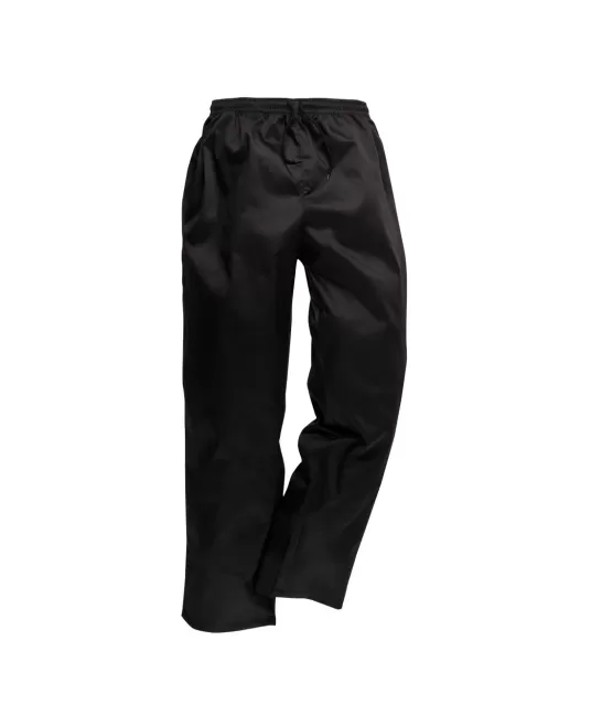Pantaloni bucatari, chefi, pizzari, tercot 190g/m2, negru Pantaloni bucatari, chefi, pizzari, tercot 190g/m2, negru