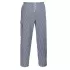 Pantaloni bucatari, buzunar cargo, bumbac 190g/m2 carouri