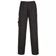 Pantaloni de lucru pentru femei, tercot, 210g/m2, buzunar lateral pe picior [C099] Negru