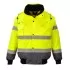 Jacheta 3 în 1 galben negru Hi-Vis reflectorizanta