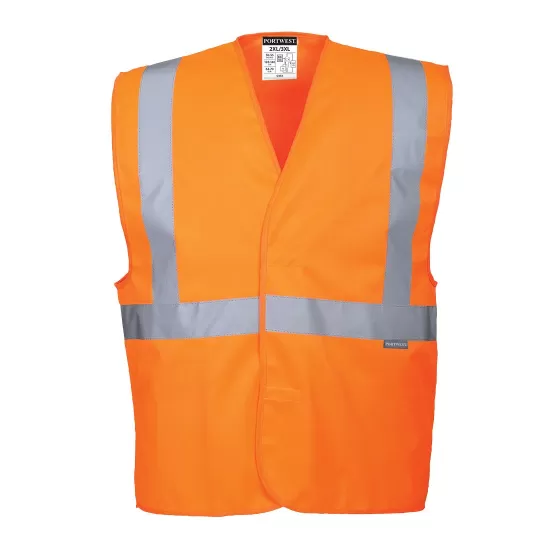 Vesta de protectie Hi-Vis reflectorizant One Band & Brace [C472] Portocaliu