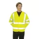 Jacheta de protectie reflectorizanta, inalta vizibilitate, maneca lunga [C473] Galben
