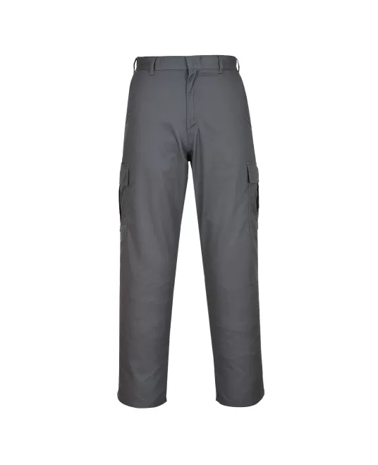 Pantaloni  Paza, buzunare Kombat, tercot 245g/m2 Gri
