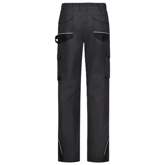Pantaloni vatuiti tercot Ice, captuseala fleece, gri inchis