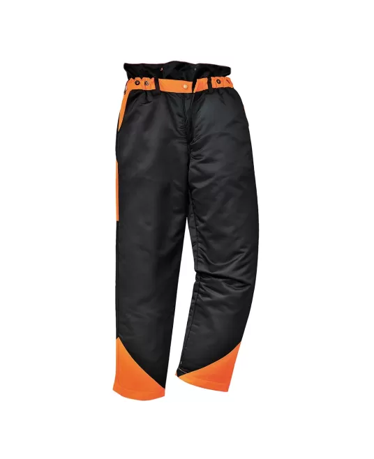 Pantaloni de protectie pentru lucratori forestieri [CH11] Negru
