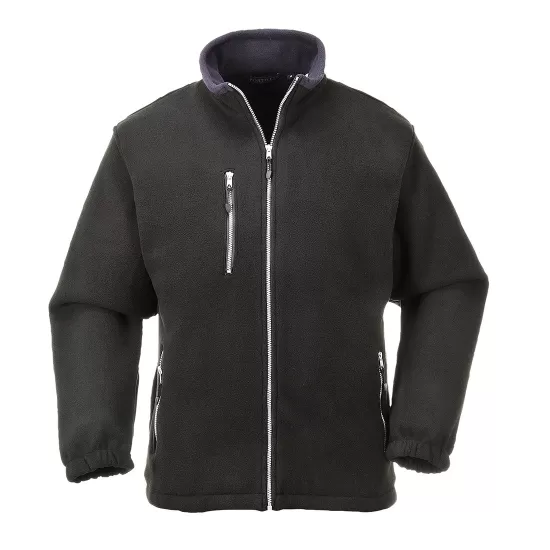 Fleece foarte calduros si rezistent la vant, 410g/m2 [F401] Negru