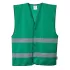 Vesta de protectie cu dungi reflectorizante, culori diverse [F474] Verde inchis