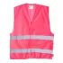 Vesta de protectie cu dungi reflectorizante, culori diverse [F474] Roz