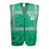 Vesta de protectie cu dungi reflectorizante [F476] Verde inchis