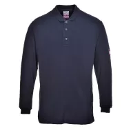 Tricou polo maneca lunga ignifug si antistatic [FR10] Bleumarin