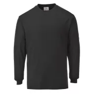 Tricou cu maneca lunga, ignifug si antistatic [FR11] Negru