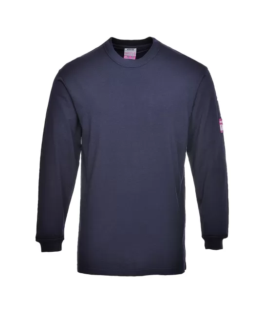 Tricou cu maneca lunga, ignifug si antistatic [FR11] Bleumarin