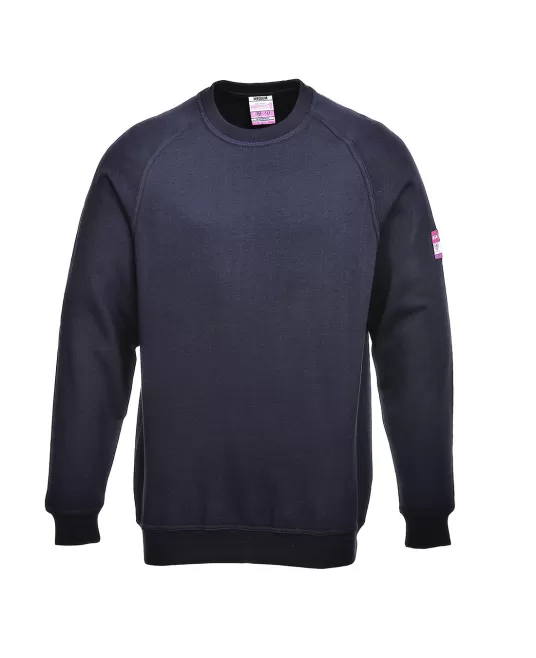 Hanorac cu maneca lunga, ignifug si antistatic [FR12] Bleumarin