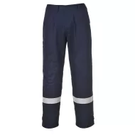 Pantaloni ignifugi si antistatici cu dungi reflectorizante [FR26], Bleumarin