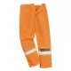 Pantaloni ignifugi si antistatici cu dungi reflectorizante [FR26], Portocaliu