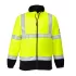 Fleece reflectorizant ignifug si antistatic, bicolor, 280g/m2 [FR31] Galben