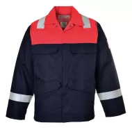 Jacheta ignifuga antistatica protectie arc electric Bizflame Plus Bleumarin si Rosu Jacheta ignifuga antistatica protectie arc electric Bizflame Plus Bleumarin si Rosu