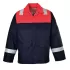 Jacheta ignifuga antistatica protectie arc electric Bizflame Plus Bleumarin si Rosu