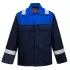 Jacheta ignifuga antistatica protectie arc electric Bizflame Plus Bleumarin si Albastru