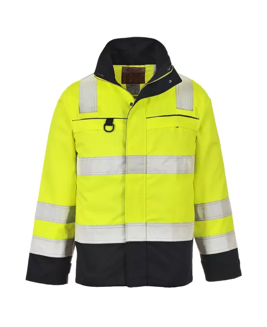 Jacheta de protectie Hi-Vis reflectorizant Multi-Norm [FR61] Galben si bleumarin