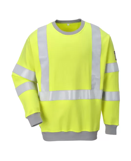 Hanorac de protectie reflectorizant, ignifug, inalta vizibilitate [FR72] Galben