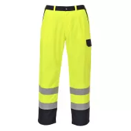 Pantaloni de protectie Hi-Vis reflectorizant Bizflame Pro [FR92] Galben