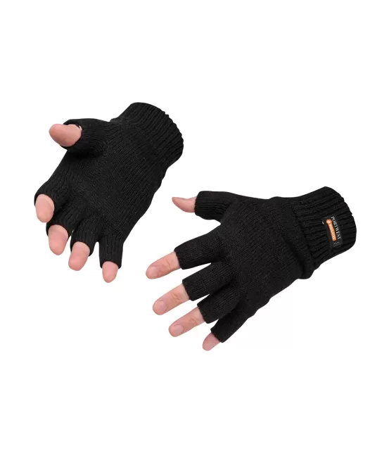 Manusi de iarna fara degete, tricotate, negre Manusi de iarna fara degete, tricotate, negre
