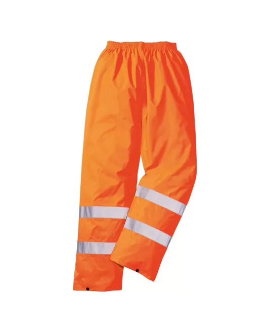 Pantaloni de ploaie  impermeabili, Hi-Vis reflectorizanti [H441] Portocaliu