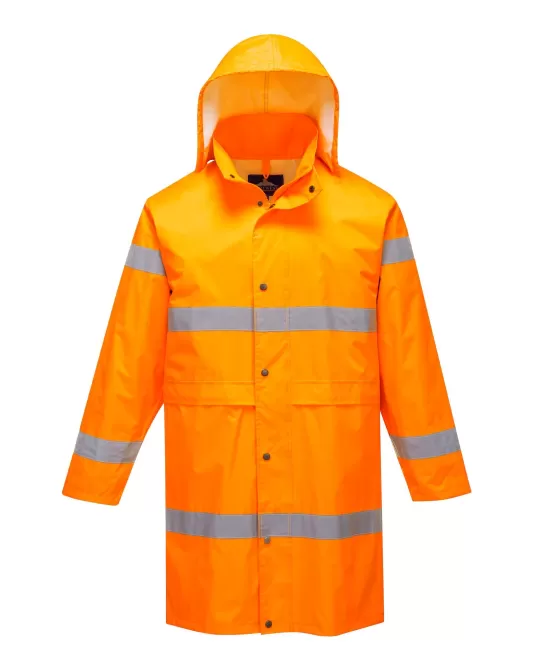 Pelerină de ploaie reflectorizantă HiVis  Portocaliu neon Pelerină de ploaie reflectorizantă HiVis  Portocaliu neon