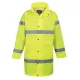Pelerina de ploaie reflectorizanta lunga, impermeabila, inalta vizibilitate [H442] Galben