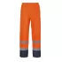 Pantaloni de ploaie reflectorizanti, HiVis, impermeabili [H444] Portocaliu si bleumarin