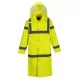 Pelerina de ploaie reflectorizanta lunga, impermeabila, inalta vizibilitate [H445] Galben
