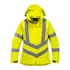 Jacheta impermeabila reflectorizanta pentru femei, inalta vizibilitate [LW70] Galben