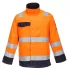 Jacheta de protectie Multinorm: ignifuga reflectorizanta,antistatica, chimica [MV35] Portocaliu si bleumarin