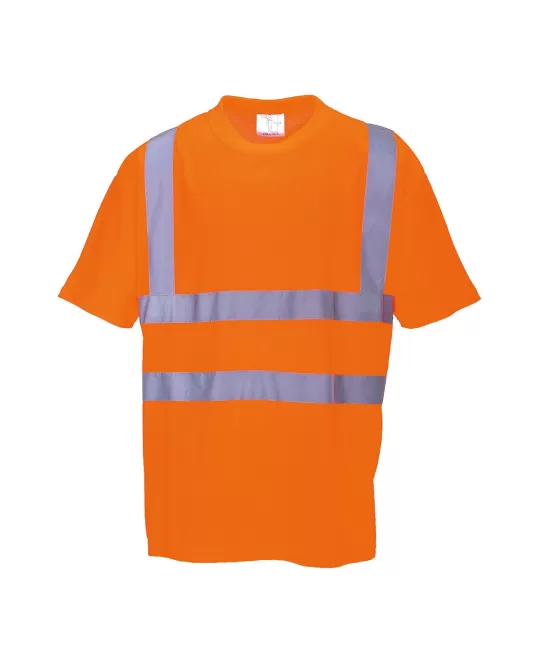 Tricou Hi-Vis reflectorizant RIS [RT23] Portocaliu