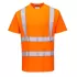 Tricou de protectie reflectorizant cu maneca scurta, inalta vizibilitate, Portocaliu