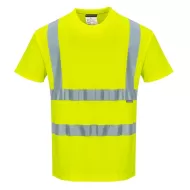 Tricou de protectie reflectorizant cu maneca scurta, inalta vizibilitate, Galben