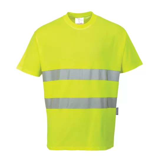 Tricou reflectorizant, calitate premium Portwest, Galben Tricou reflectorizant, calitate premium Portwest, Galben