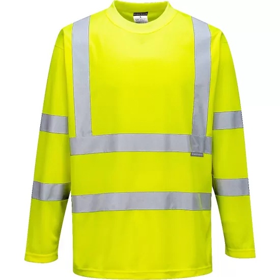 Tricou cu Maneci Lungi Hi-Vis reflectorizant, Galben Tricou cu Maneci Lungi Hi-Vis reflectorizant, Galben