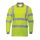 Tricou polo cu maneca lunga reflectorizant, HiVis, 175g/m2, Galben Tricou polo cu maneca lunga reflectorizant, HiVis, 175g/m2, Galben