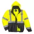 Jacheta vatuita reflectorizanta  3 in 1, Galben si negru