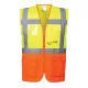 Vesta de protectie reflectorizanta, cu fermoar, galben-portocaliu, Galben si portocaliu Vesta de protectie reflectorizanta, cu fermoar, galben-portocaliu, Galben si portocaliu