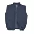 Vesta vatuita, tercot, inchidere cu fermoar, Bleumarin