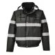 Jacheta de protectie reflectorizanta vatuita, impermeabila, bomber, Iona Lite, Negru Jacheta de protectie reflectorizanta vatuita, impermeabila, bomber, Iona Lite, Negru