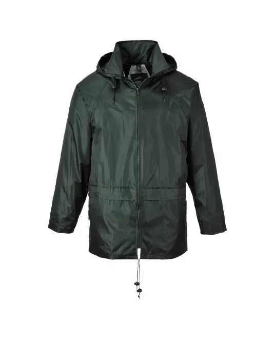 Pelerina scurta de ploaie, certificată standard ploaie EN 343, verde olive Pelerina scurta de ploaie, certificată standard ploaie EN 343, verde olive