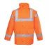 Jacheta vatuita HiVis, portocaliu neon
