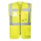 Vesta reflectorizanta HiVis cu fermoar, galben Vesta reflectorizanta HiVis cu fermoar, galben