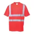 Tricou cu maneca scurta reflectorizant, pentru temperaturi ridicate, Rosu