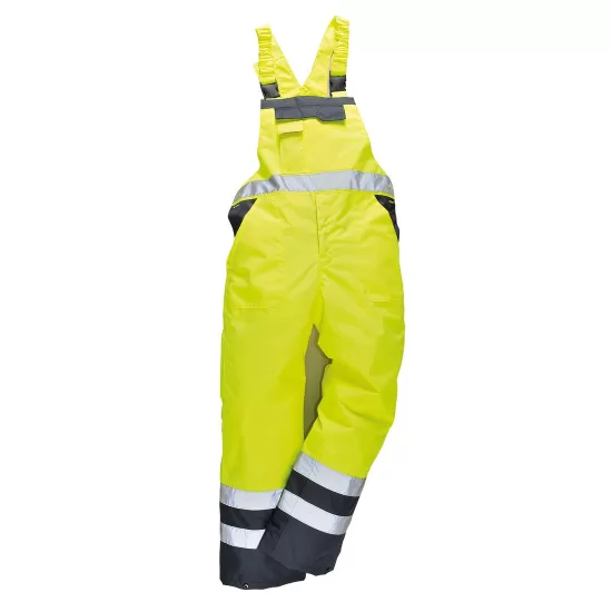 Salopeta vatuita HiVis impermeabila, Galben Salopeta vatuita HiVis impermeabila, Galben